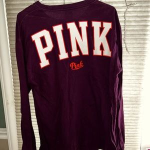 PINK Victoria Secret Top - VS PINK logo long sleeve top
